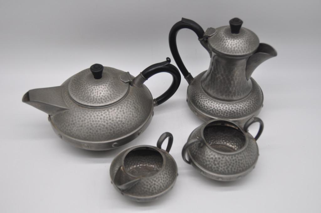 Art Deco - 4 delig Thee of Koffie set - Sheffield, Antiek en Kunst, Ophalen of Verzenden