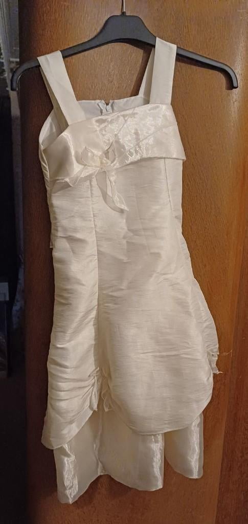 ceremonie/trouwjurk maat 122, Ophalen of Verzenden, Gebruikt, Meisje, Jurk of Rok