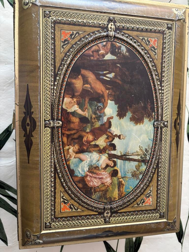 GBC antieke blikken doos, Verzamelen, Ophalen, Gebruikt