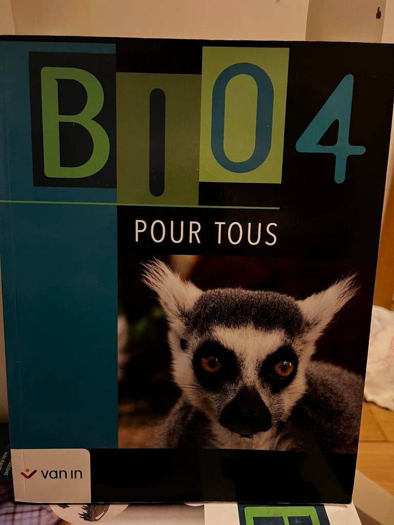 Bio 4 pour tous Van In, Livres, Enlèvement, Comme neuf