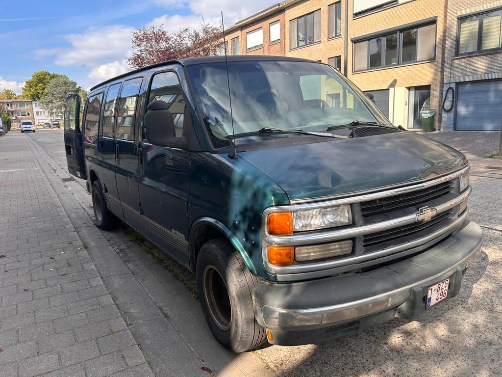 Chevrolet Van express 1500 ❗️gekeurd voor verkoop ❗️, Auto's, Automaat, Beige, 4300 cc, Particulier