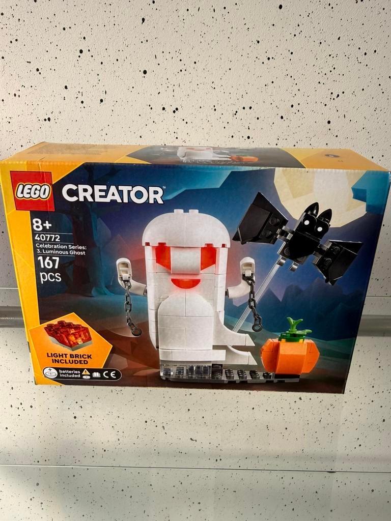 LEGO Creator 40772 Luminous Ghost NIEUW met lichtblokje, Consoles de jeu & Jeux vidéo, Consoles de jeu | Nintendo 2DS & 3DS, Comme neuf
