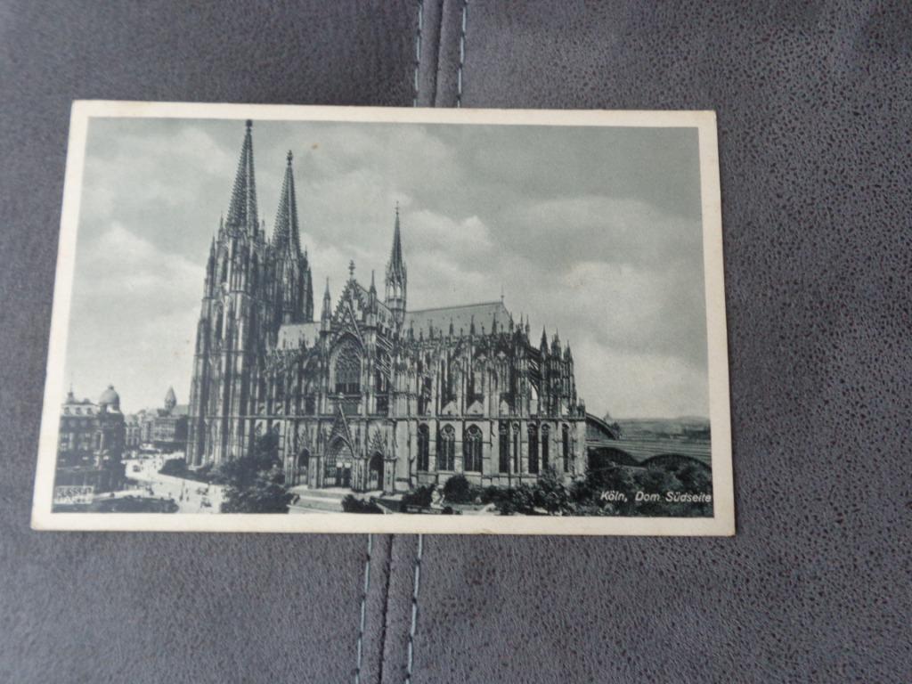 1 oude postkaart uit Cologne (Koln), Ophalen