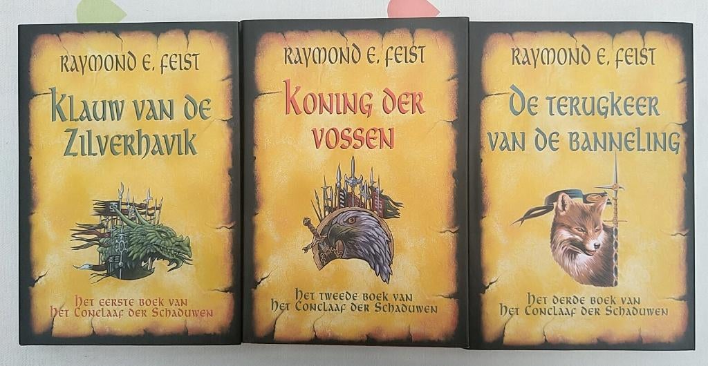 HC | Feist | Het Conclaaf der Schaduwen 1 2 3 | NIEUWSTAAT, Boeken, Fantasy, Nieuw, Ophalen of Verzenden