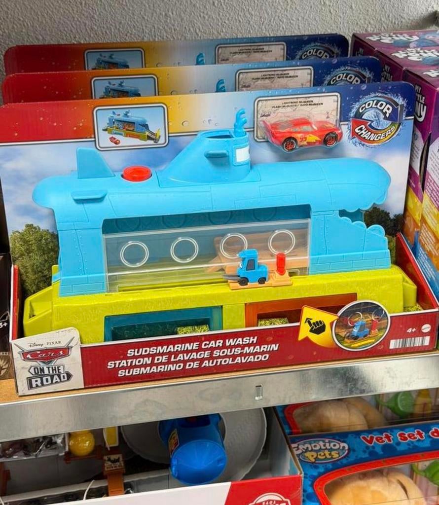 Disney Pixar - Cars Wasstraat race-auto wasstraat duikboot, Ophalen of Verzenden, Nieuw, Jongen of Meisje