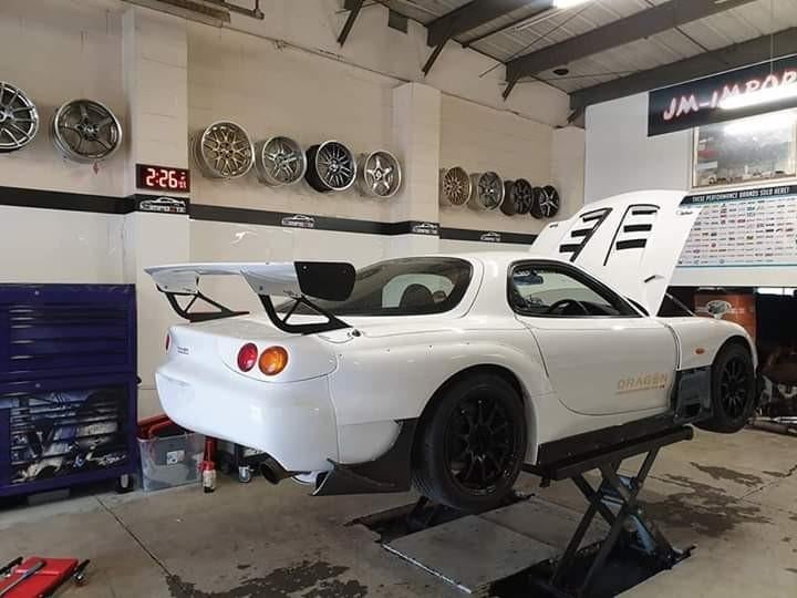 Pare-chocs Amemiya rouge Super Greddy pour Mazda RX7 FD3S, Autos : Pièces & Accessoires, Neuf, Arrière, Mazda, Enlèvement ou Envoi