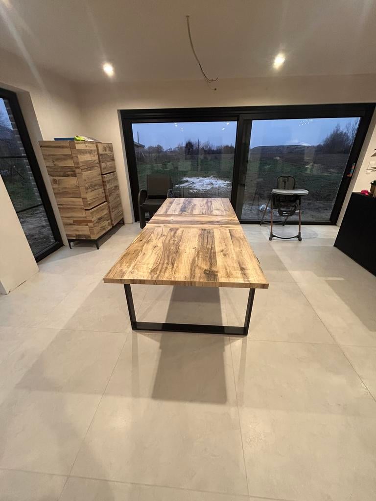 Table extensible + buffet, Maison & Meubles, Enlèvement