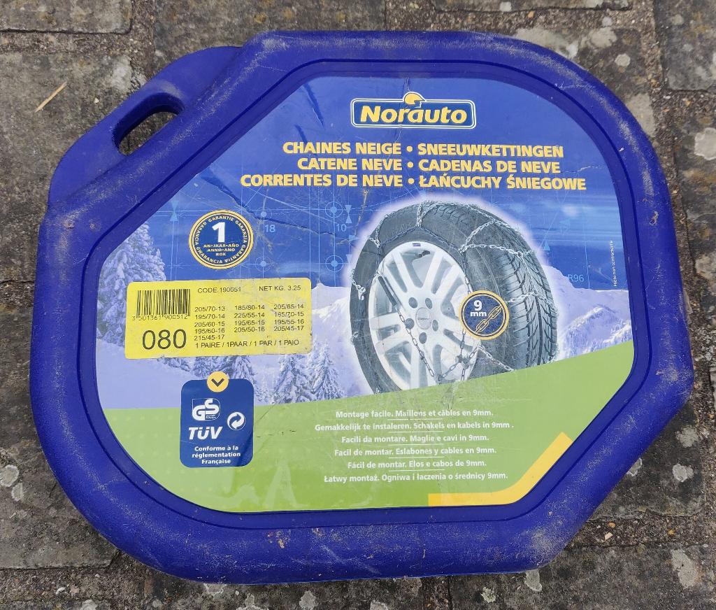 chaine à neige nordauto 9mm, Enlèvement ou Envoi, Utilisé
