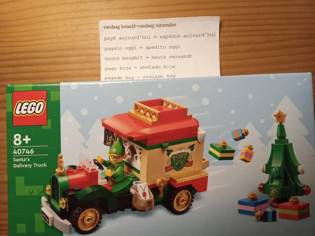 LEGO Kerst 40746 - Bezorgtruck van de kerstman 2024  nieuw !, Kinderen en Baby's, Speelgoed | Duplo en Lego, Nieuw, Lego, Complete set