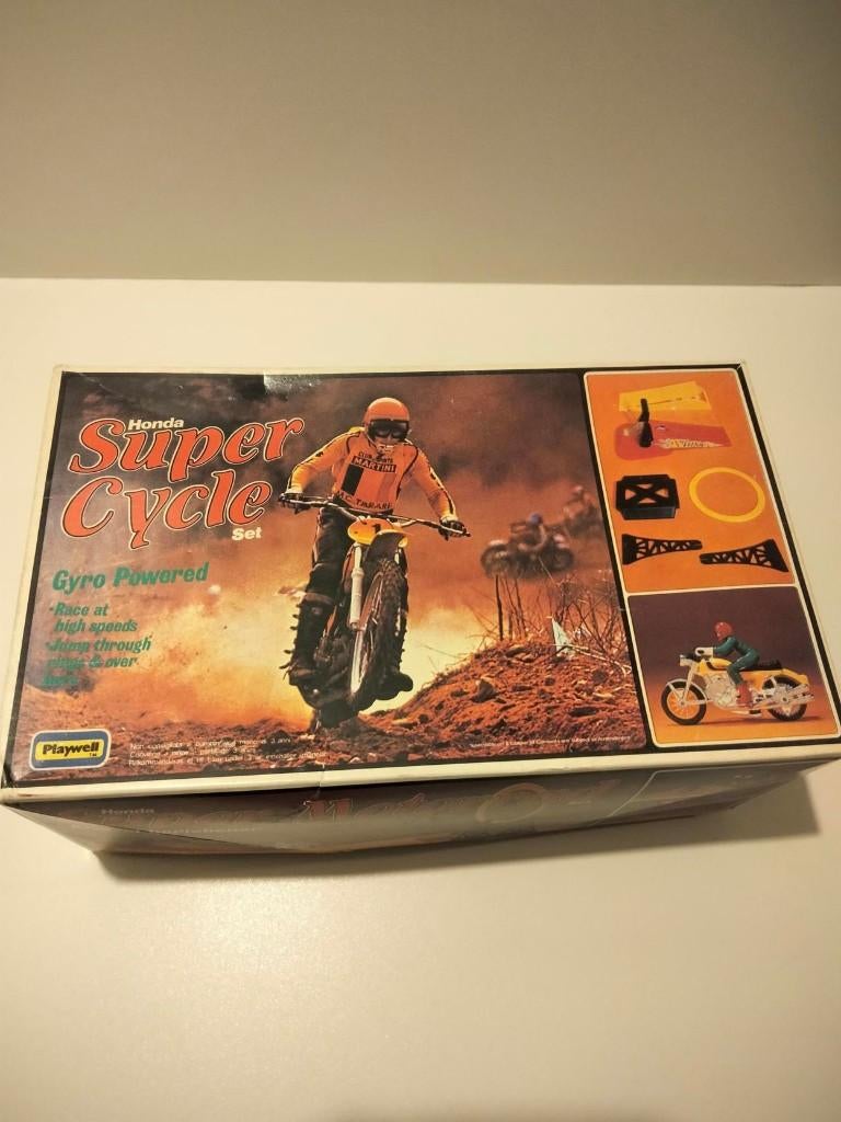 1980s vintage Motocross Honda super cycle mancave playwell, Ophalen of Verzenden, Overige typen