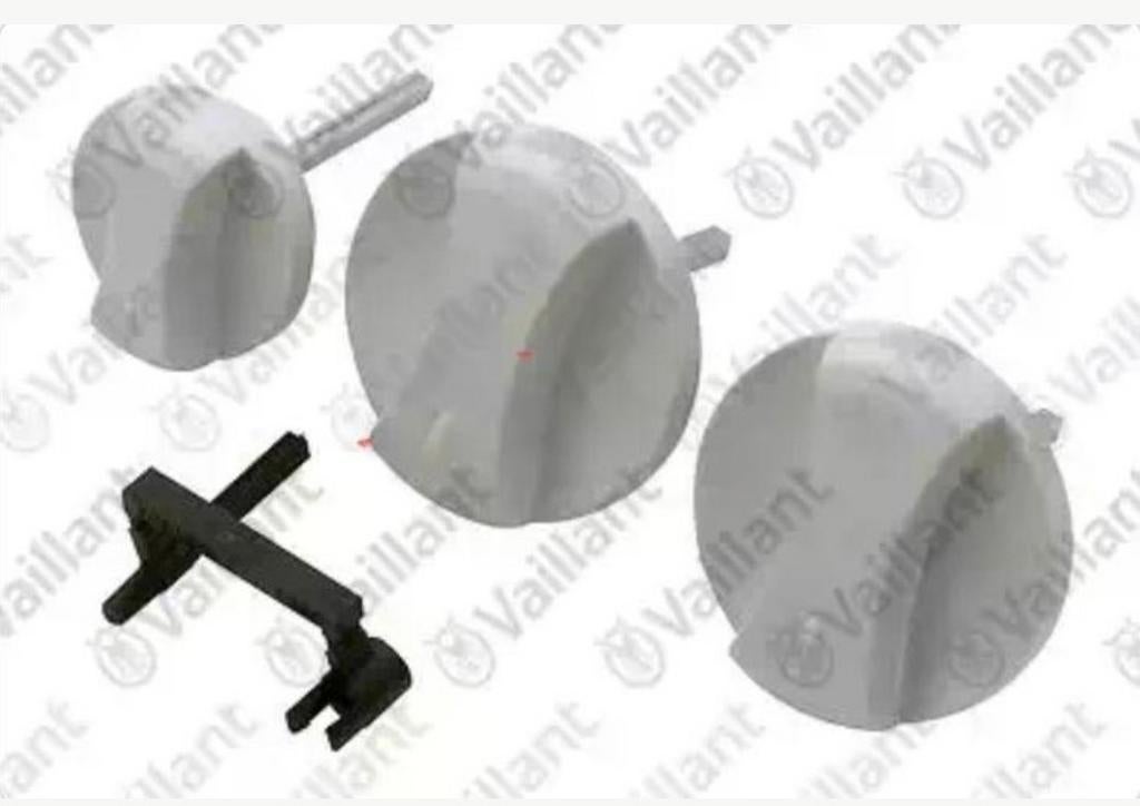 Vaillant Boutons Gris, Kit de 3 pc.
100% Neuf, Enlèvement ou Envoi, Neuf