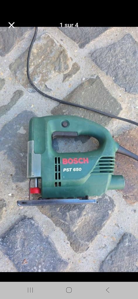 Scie sauteuse, Enlèvement, Utilisé, Scie sauteuse