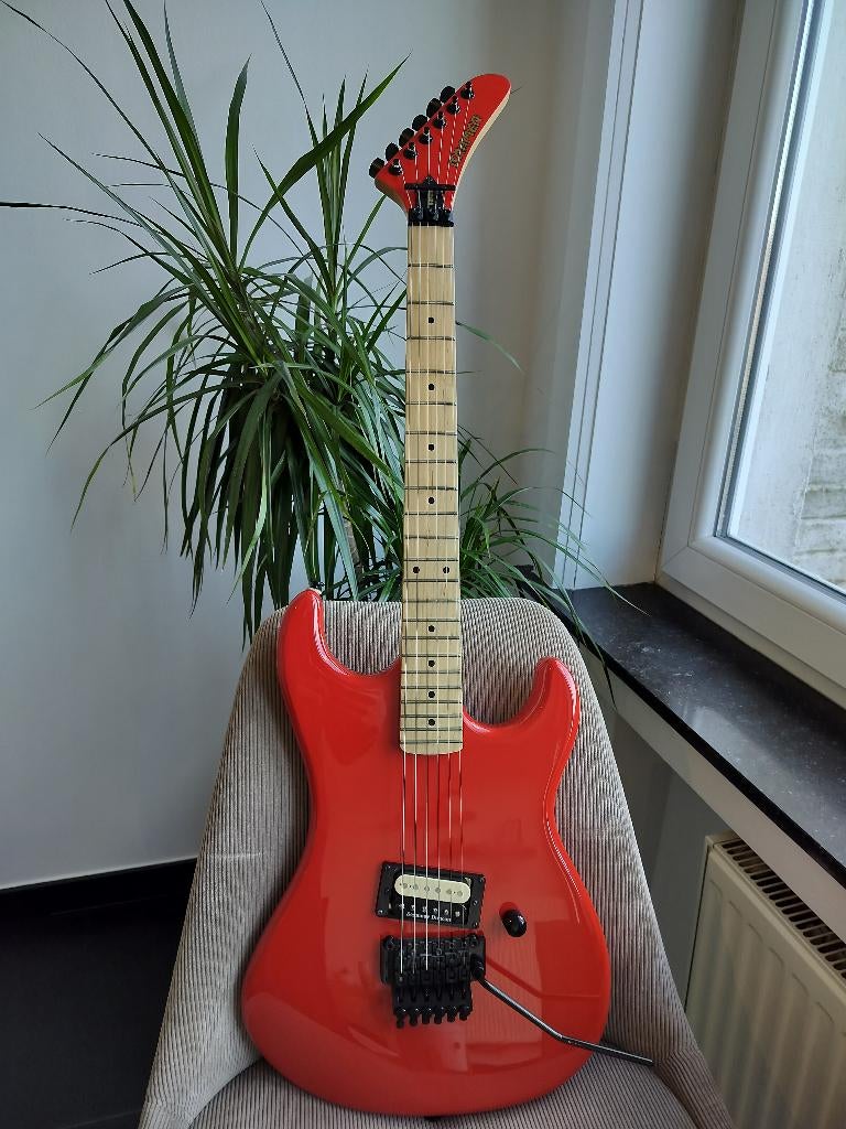 Kramer gitaar - Baretta original collection (jumper red), Musique & Instruments, Instruments à corde | Guitares | Électriques