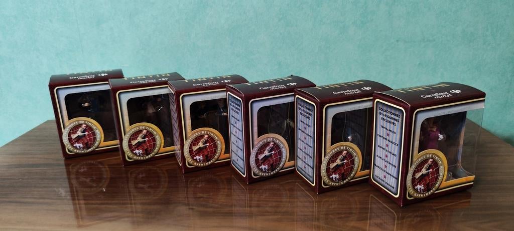 Figurines Tintin Collection Carrefour Market, Collections, Enlèvement ou Envoi, Tintin, Neuf