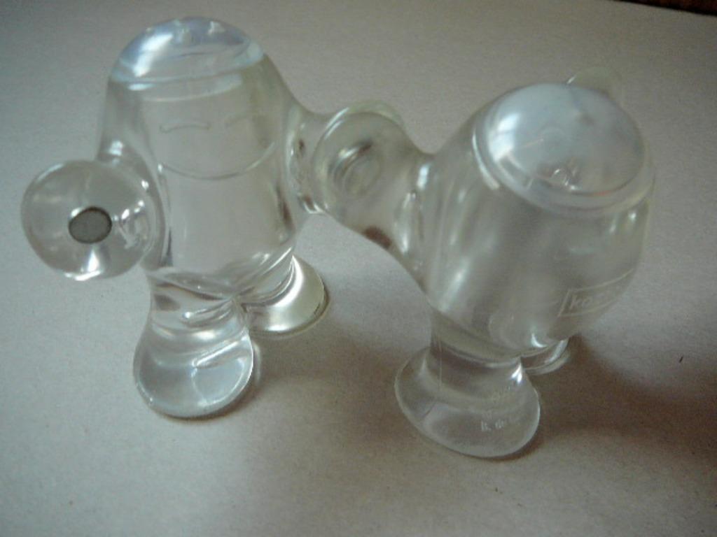 Koziol zout- en pepervaatje STEP 'N PEP SALT & PEPPER SHAKER, Overige materialen, Gebruikt, Overige typen, Ophalen of Verzenden