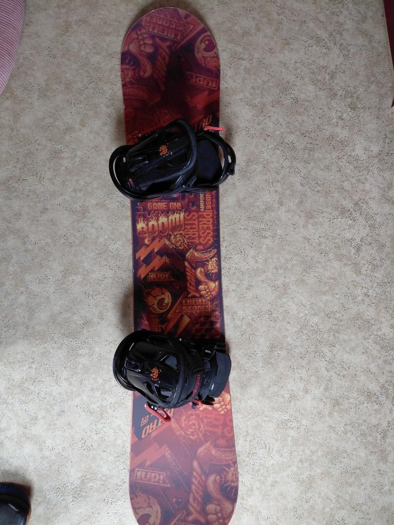 Snowboard Nitro 137 Kinderen, Ophalen, Bindingen