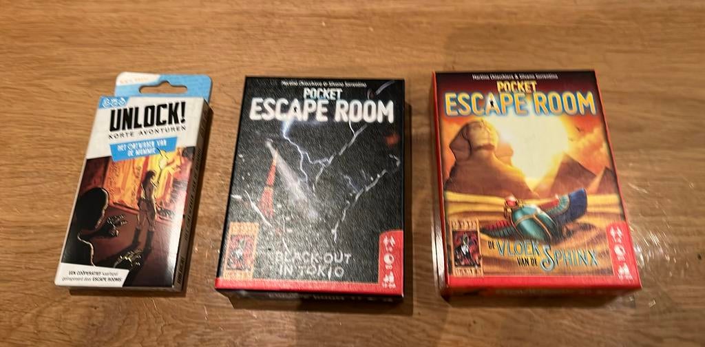 Escape room & unlock, Hobby en Vrije tijd, Ophalen, Zo goed als nieuw