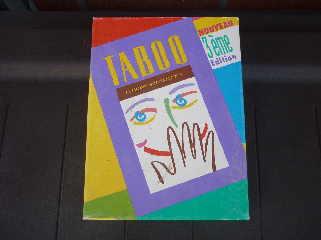 Jeu de société - Taboo 2ème édition - MB, Trois ou quatre joueurs, Enlèvement ou Envoi, Utilisé