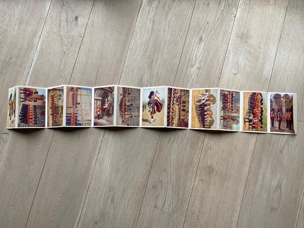 Art Colour 12 View Letter Card of London's Military Life, Collections, Enlèvement ou Envoi, Armée de terre, Autres types