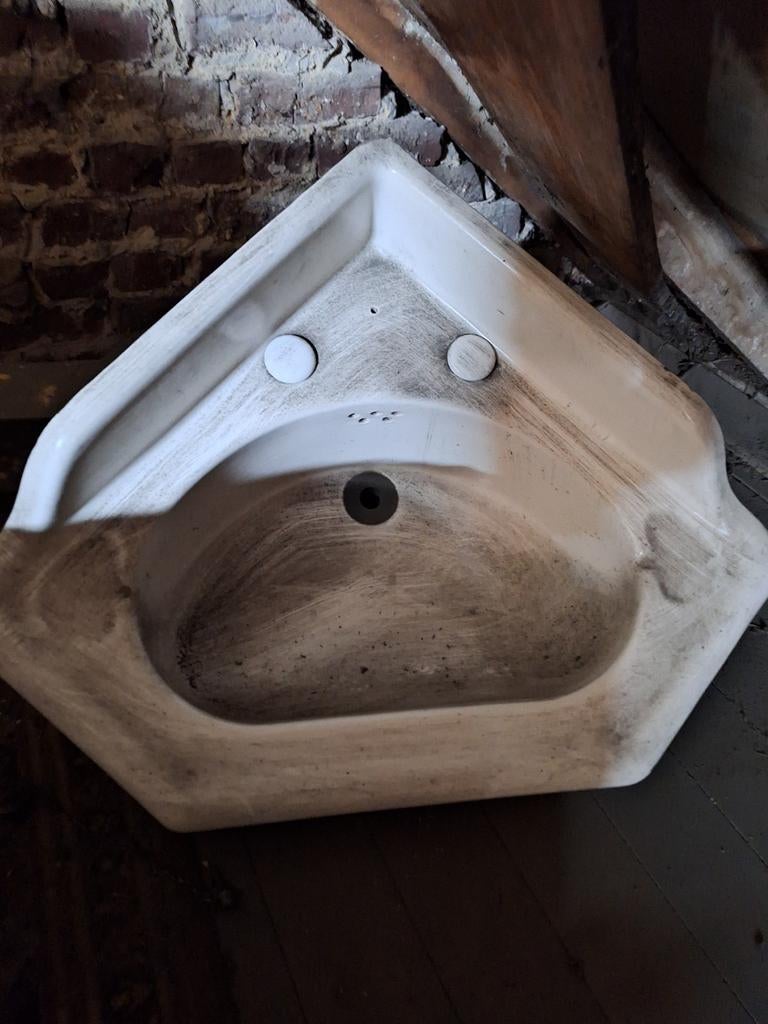 Lavabo d'angle vintage, Enlèvement, Neuf, Pierre, Lavabo