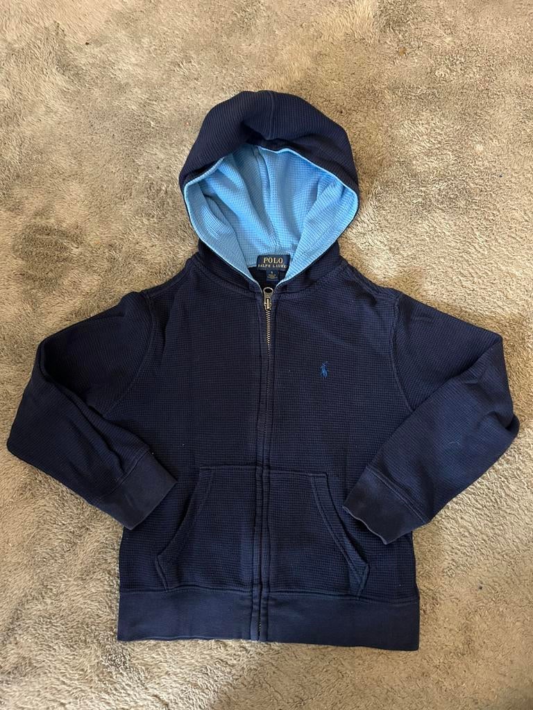 Gilet zippé avec capuche Ralph Lauren - taille 5 ans, Kinderen en Baby's, Kinderkleding | Maat 110, Ophalen, Gebruikt, Jongen of Meisje