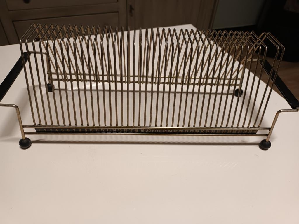 Vintage vinyl platenhouder, Ophalen of Verzenden