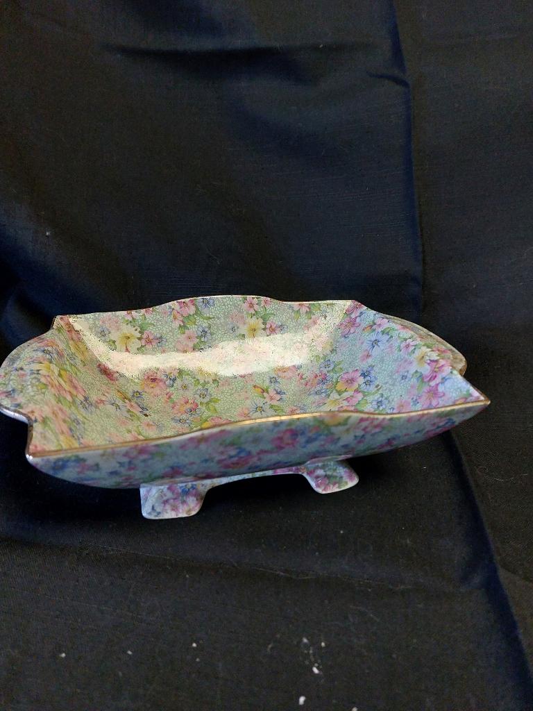 ANCIENNE CORBEILLE PORCELAINE ANGLAISE, Enlèvement ou Envoi