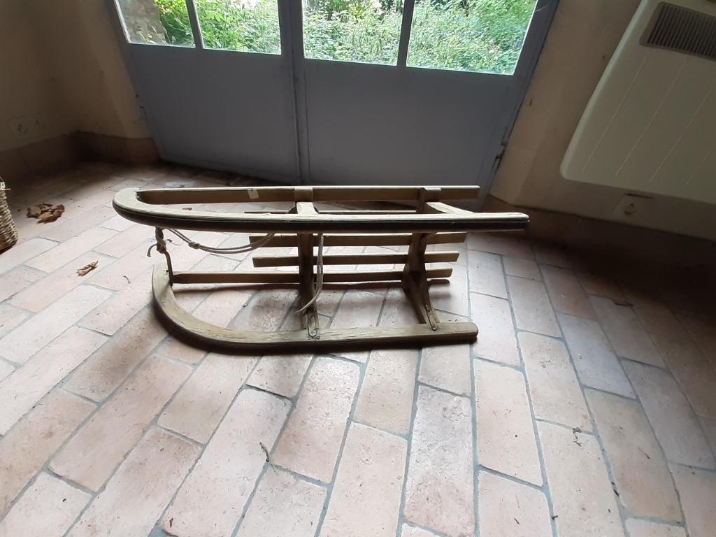 Ancienne luge en bois Davos, Enlèvement, Utilisé