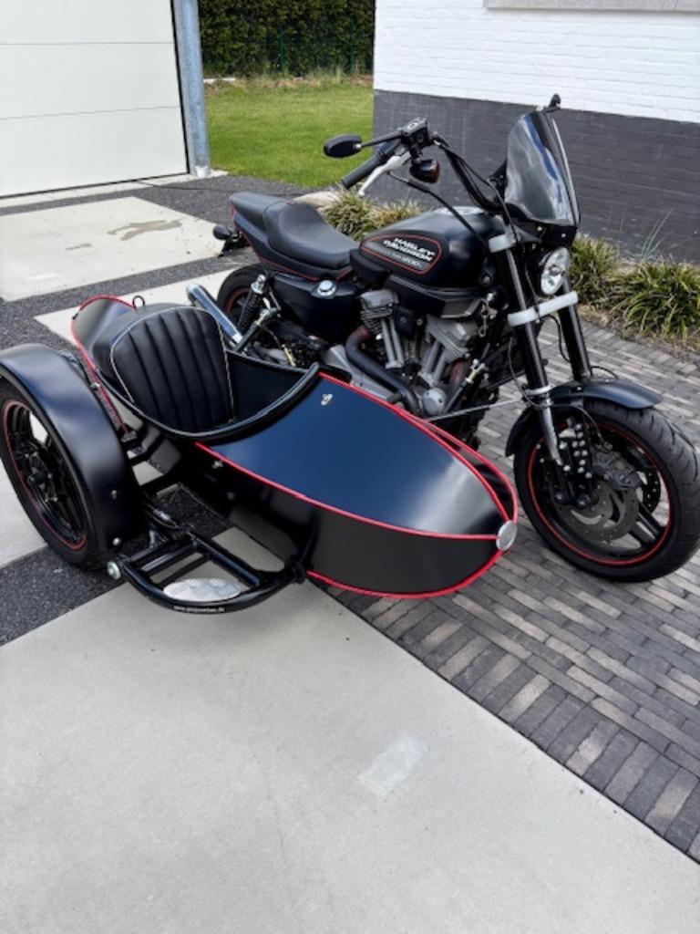 Harley Davidson XR 1200 avec side-car, 1202 cm³, Plus de 35 kW, 2 cylindres, Particulier
