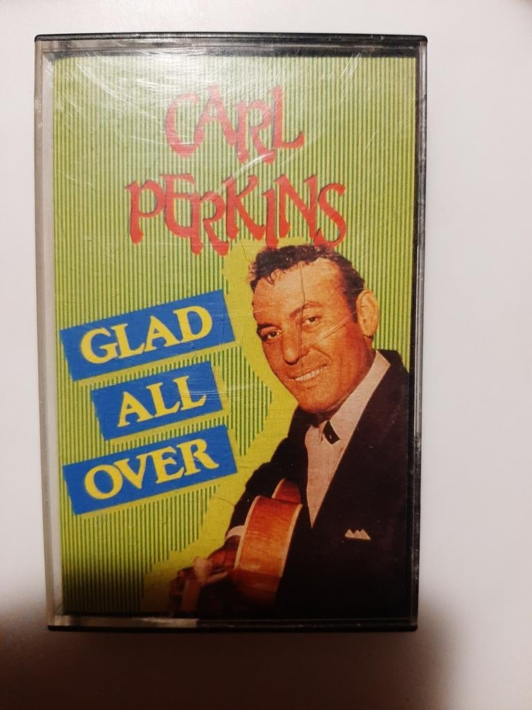 K7 audio  - Carl perkins - glad all over, CD & DVD, Enlèvement ou Envoi, Utilisé