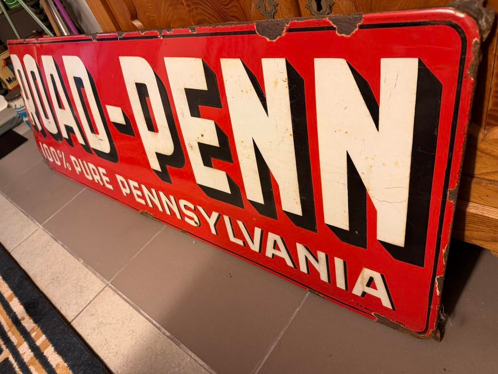 Geëmailleerd bord 1951 in zijn sap, Ophalen