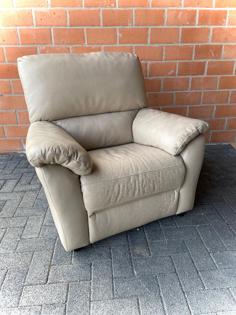 Leder zetel - 1 zit - NIEUWSTAAT, Ophalen