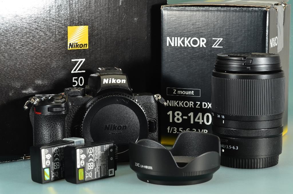 Nikon Z50 + lens 18-140mm, Ophalen of Verzenden, Zo goed als nieuw, 24 Megapixel, Nikon