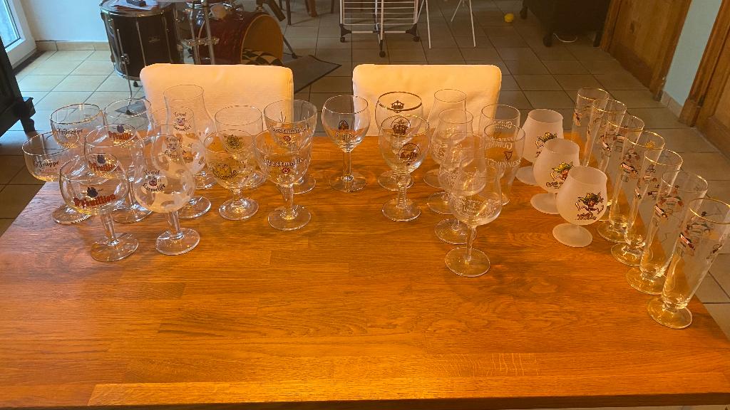 Verres à bière, Collections, Enlèvement, Utilisé