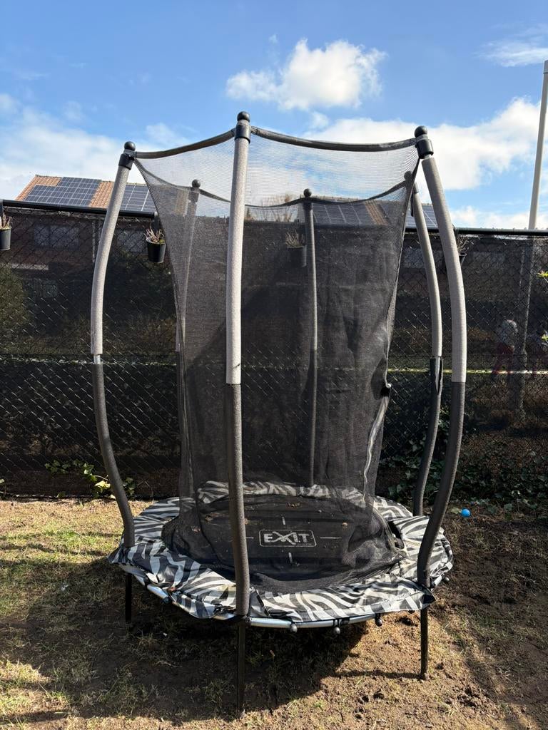 Trampoline met net, Kinderen en Baby's, Speelgoed | Buiten | Trampolines, Ophalen, Gebruikt