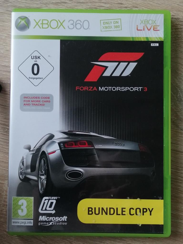 forza motorsport 3 "xbox360", Games en Spelcomputers, Ophalen, Gebruikt, Vanaf 3 jaar