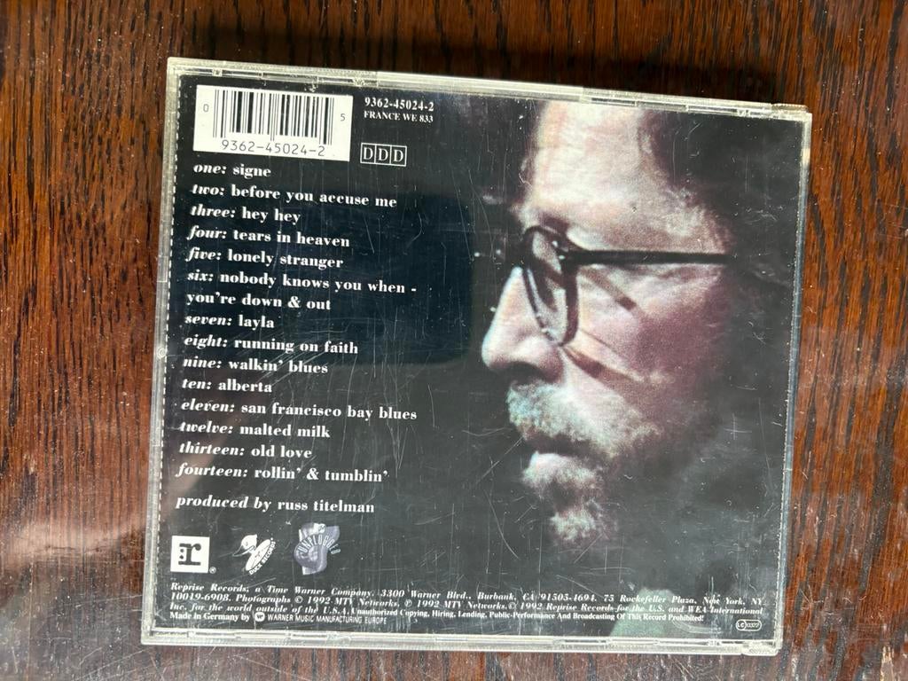 Clapton Eric unplugged, Enlèvement ou Envoi, Comme neuf