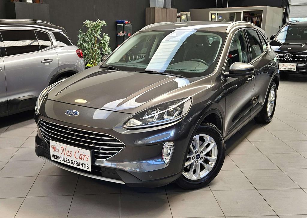 Ford Kuga 1.5 TDCi TITANIUMAUTO,GPS,CAMERA 360,GARANTIE 1AN, Autos, Ford, Argent ou Gris, Achat, Euro 6, Noir
