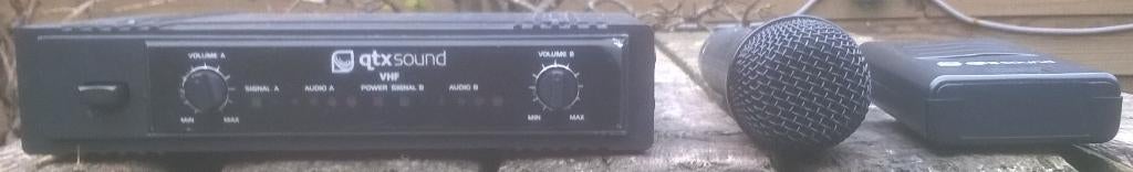 Microfoons draadloos voor zang, QTX-Sound, Musique & Instruments, Microphones, Enlèvement ou Envoi, Comme neuf, Micro chant, Sans fil