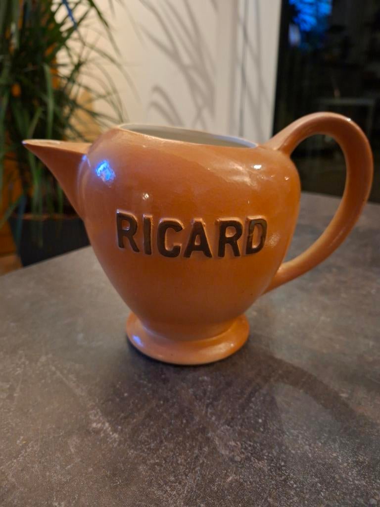 Ricard waterkan 1 liter ceramique, Ophalen of Verzenden