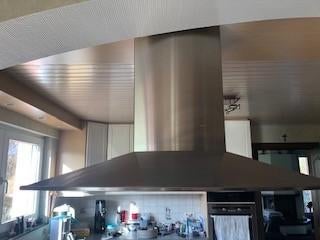 électro cuisine, Electroménager, Hottes, Enlèvement, Utilisé, Hotte pour îlot, Moteur