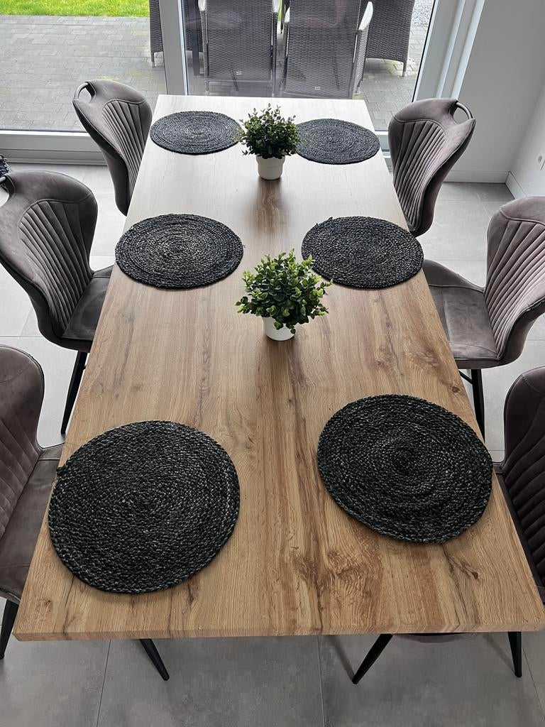 table de cuisine et six chaises, Enlèvement, Comme neuf