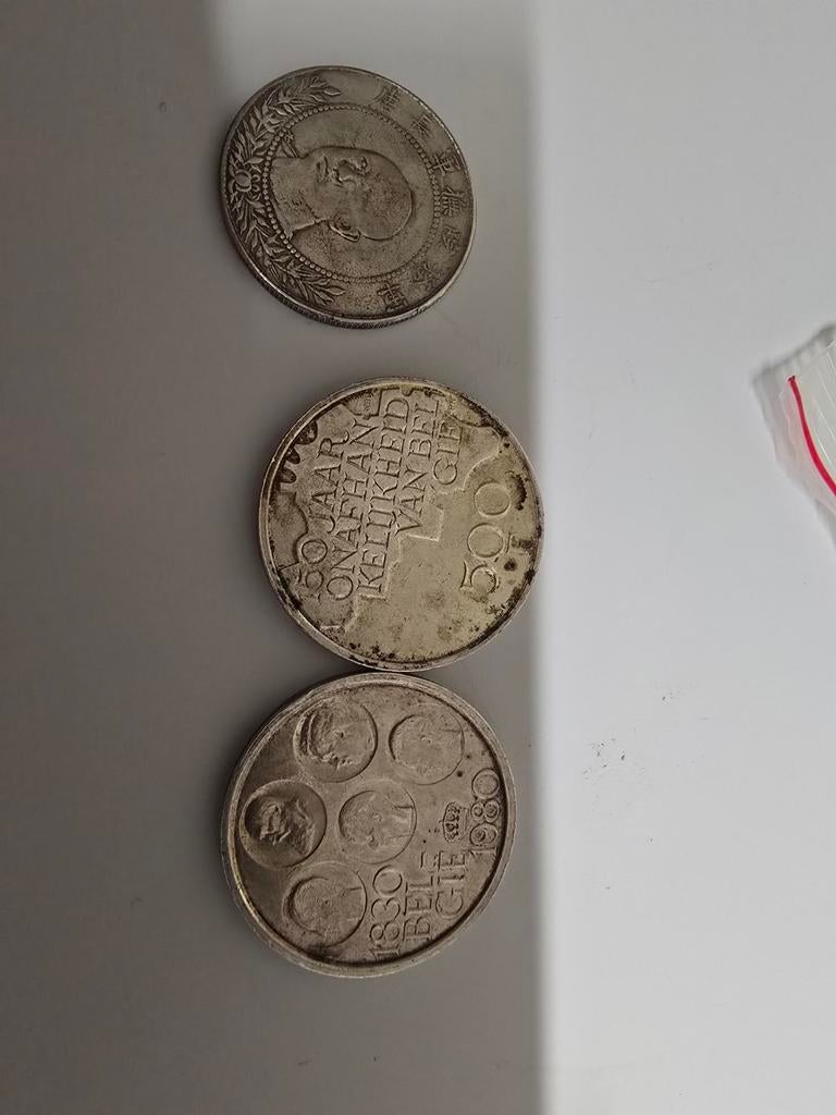 Munten 500 frank, Postzegels en Munten, Ophalen of Verzenden