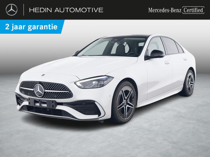 Mercedes-Benz C-klasse 180 Berline AMG Line | Panoramisch Da, Autos, Mercedes-Benz, 1800 kg, 4 portes, Entreprise, 1496 cm³