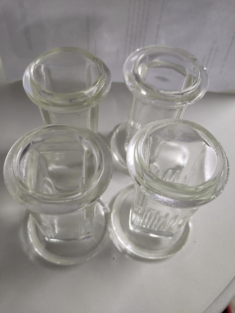 4 boîtes coloration Coplin — échantillons de microscopie, Antiquités & Art, Antiquités | Verre & Cristal, Enlèvement