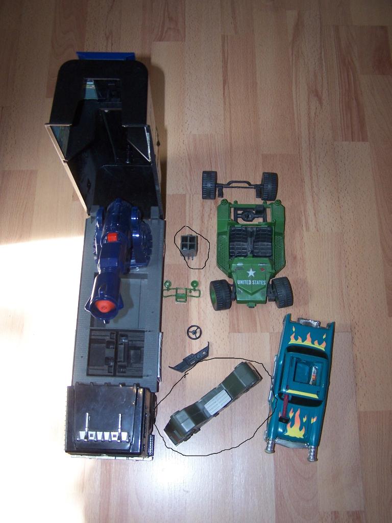 Lot de jouets vintage MASK et GI JOE., Collections, Jouets, Utilisé, Enlèvement