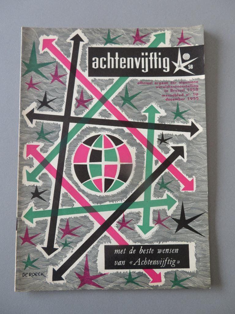 boekje achtenvijftig Expo 58 voorbeschouwing dec. 1955, Ophalen of Verzenden, Overige typen