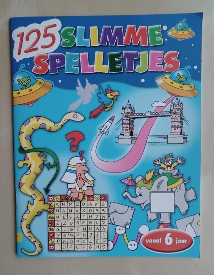 125 slimme spelletjes (6+), Boeken, Ophalen of Verzenden, Nieuw, Flash