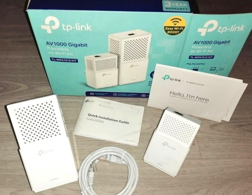 AV1000 PLC-kit met WiFi AC750, 1 Gigabit-poort, Computers en Software, WiFi-versterkers, Verzenden
