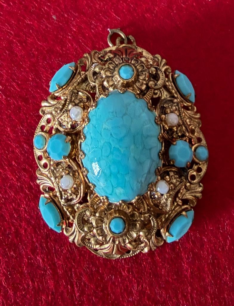 Antieke hanger uit de jaren 60, Handtassen en Accessoires, Antieke sieraden, Ophalen of Verzenden, Overige materialen, Hanger